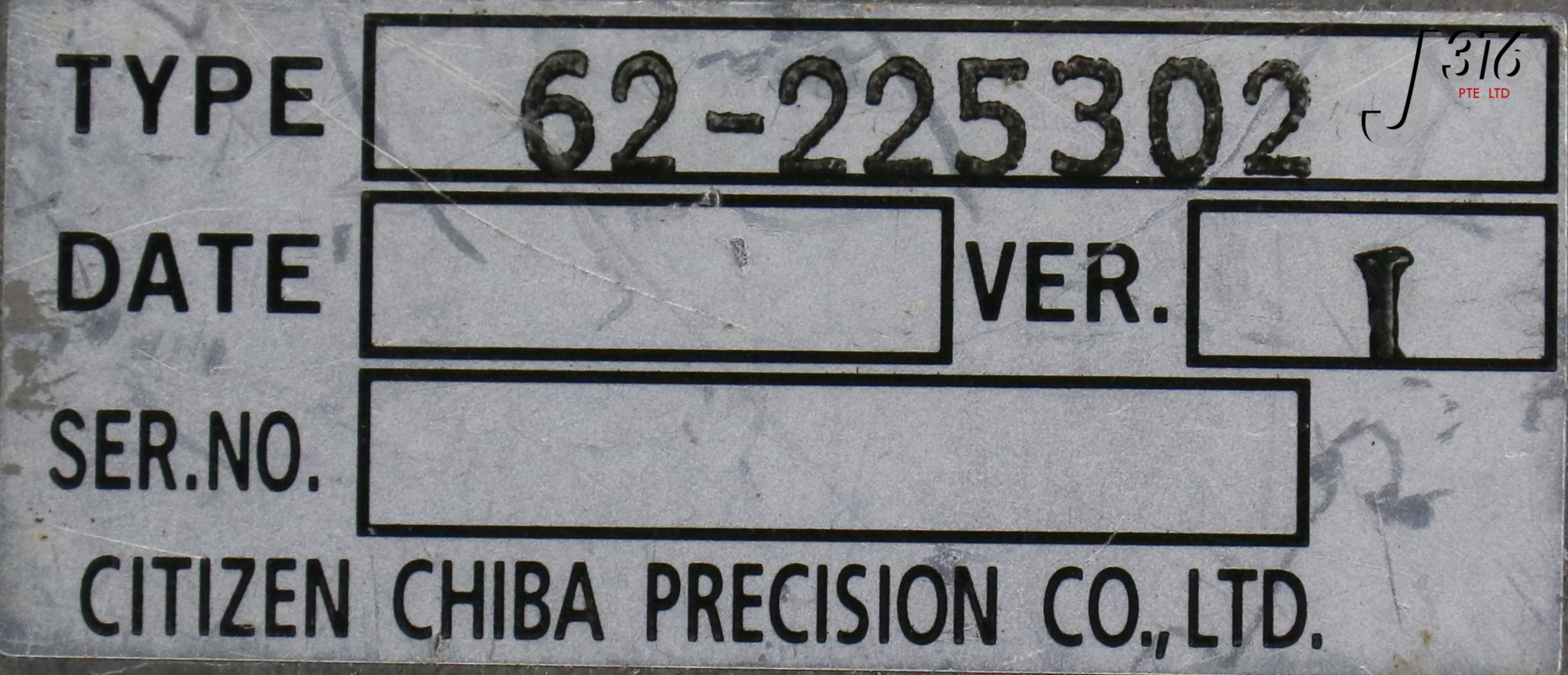 21859 CITIZEN CHIBA PRECISION MOTOR, X-8440, 62-225302 PG40-3 1